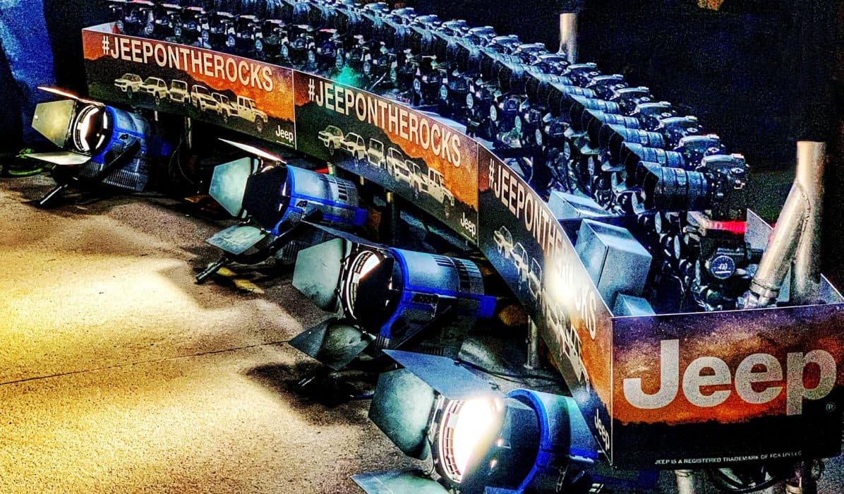 Jeep on the Rocks - I — production image