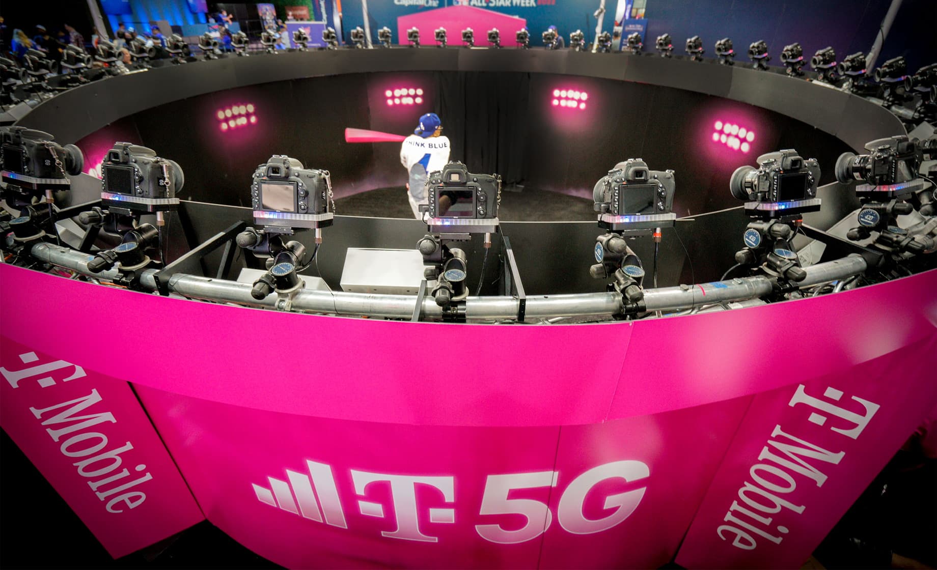 T-Mobile Bat Flip Los Angeles — production image