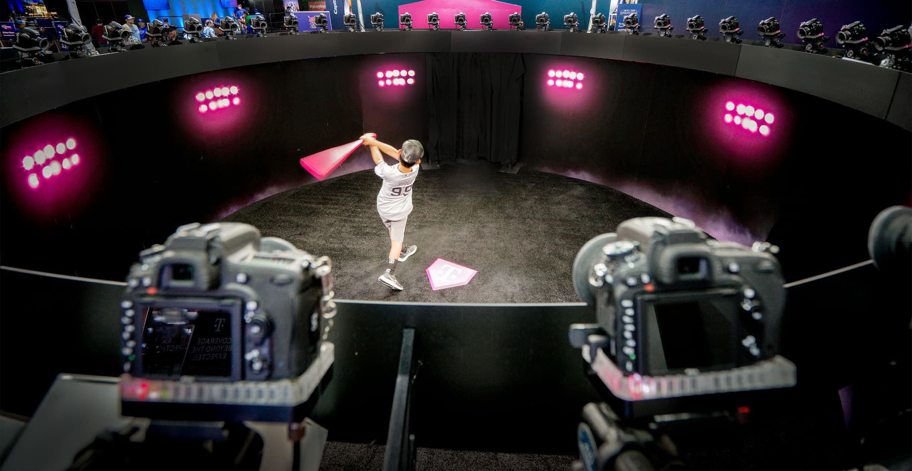 T-Mobile Bat Flip Los Angeles — production image