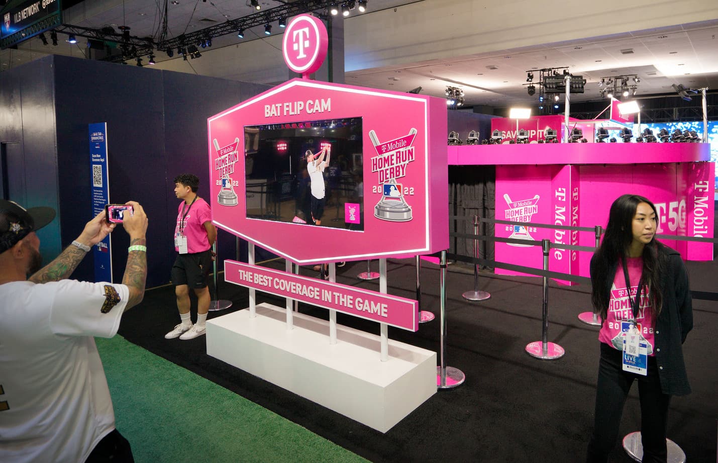 T-Mobile Bat Flip Los Angeles — production image